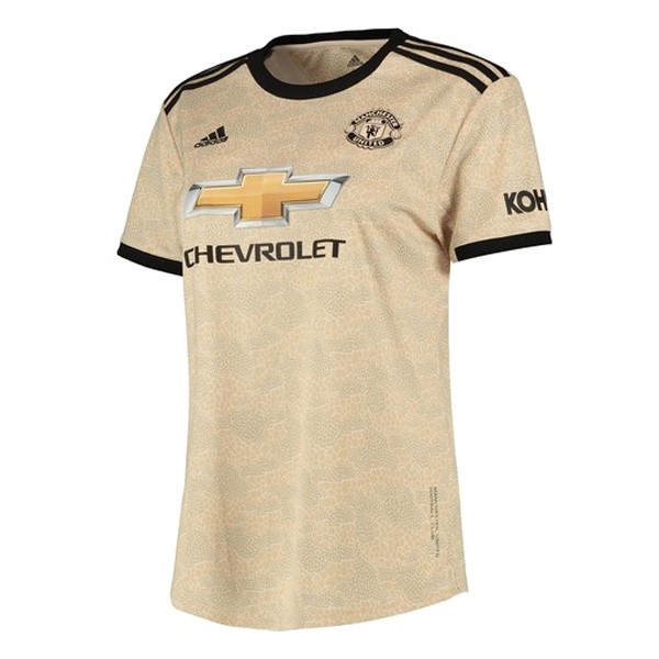 Camiseta Manchester United 2ª Kit Mujer 2019 2020 Marron